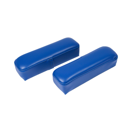 A & I PRODUCTS Armrest, Steel, BLU VINYL 7.5" x4.5" x11" A-FD56ARN